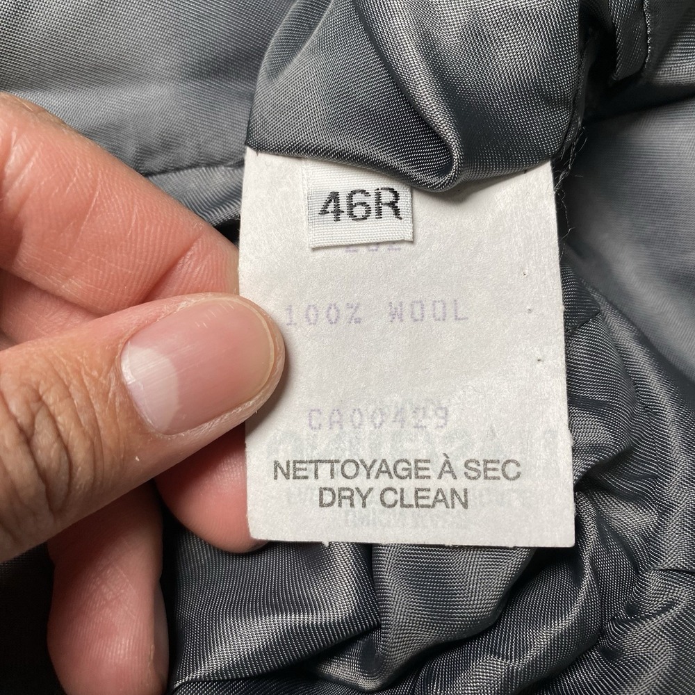 Peter Millar Blazer Sport Coat 48R 2B2V Wool Gray Blue Plaid - Picture 15 of 16